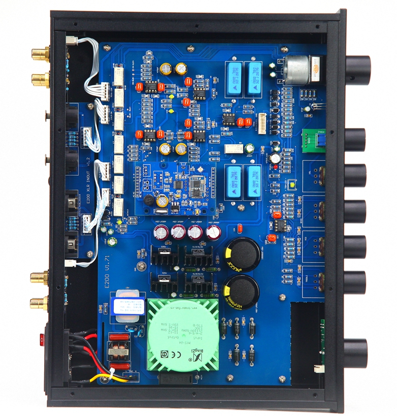 E200 HiFi DIY stereo balance Preamplifier Support Remote Control