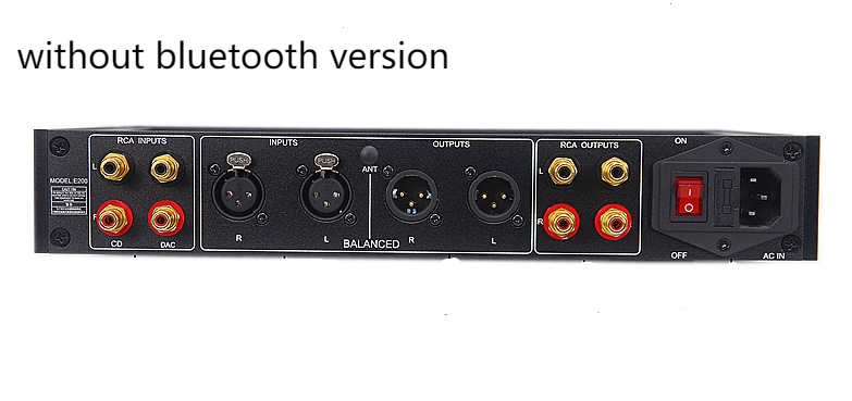 E200 HiFi DIY stereo balance Preamplifier Support Remote Control