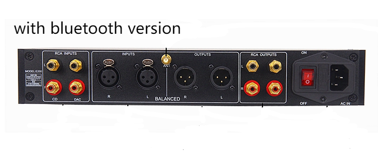 E200 HiFi DIY stereo balance Preamplifier Support Remote Control
