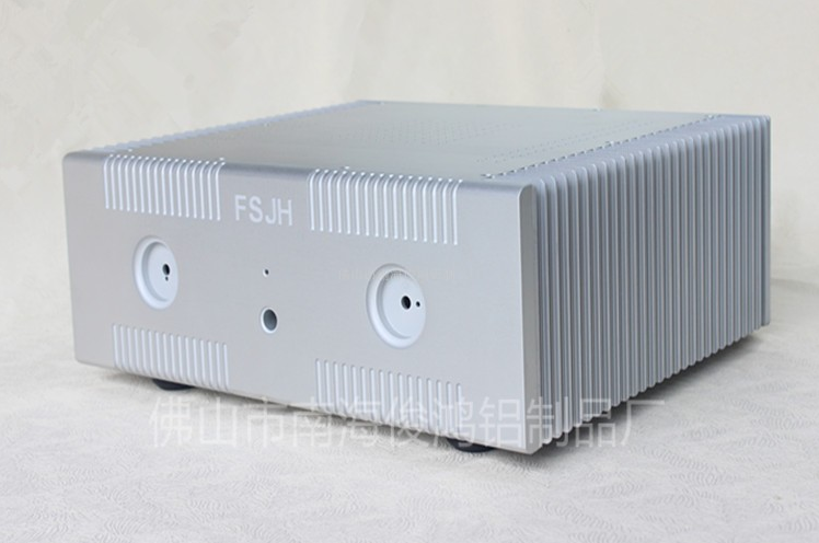 JH4820 full aluminum HIFI DIY class A power amplifier chassis silver amp case