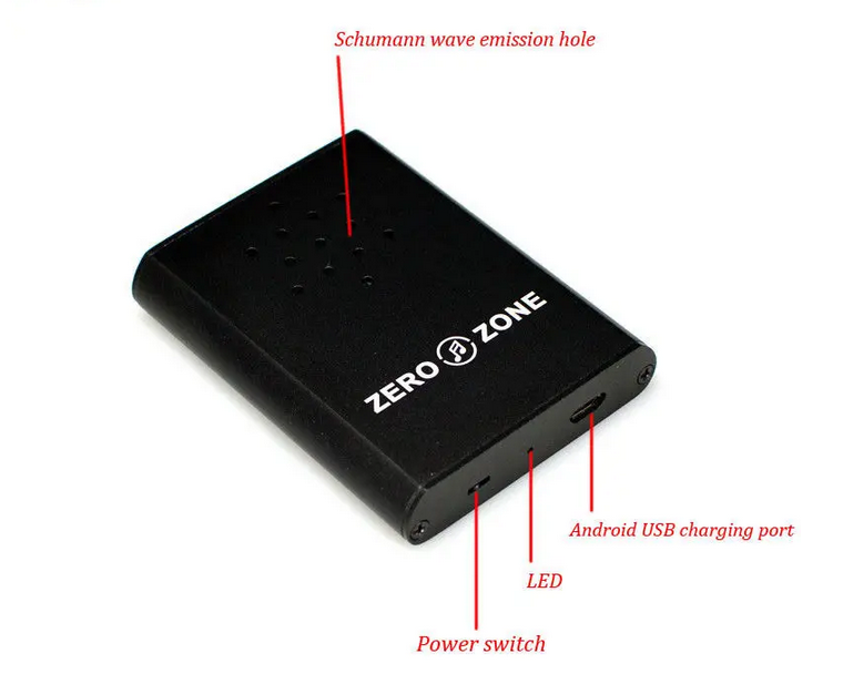 ZEROZONE V18 Portable 7.83HZ Schumann Wave Ultra-low Frequency Pulse Generator
