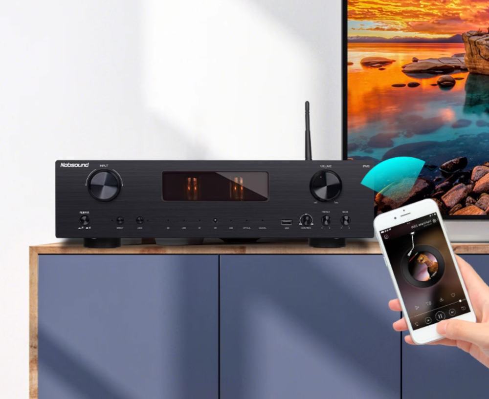 Nobsound PM6 HIFI stereo 140W*2 tube amplifier with bluetooth 5.0