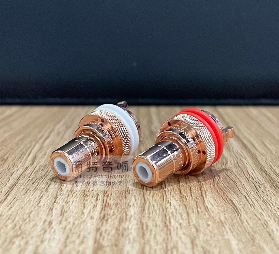 One pair Original American CMC-805-2.5-CUR pure purple copper RCA