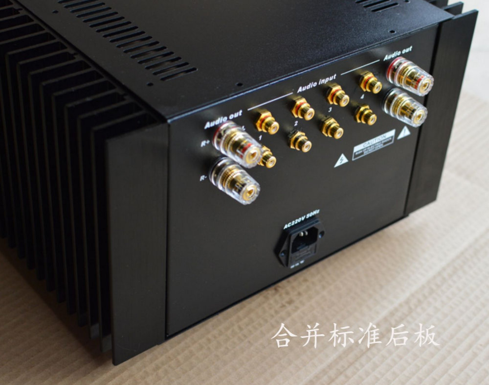 amplifier chassis Preamplifier case AMP EnclosureDIY box aluminum panel + iron boday(320 *180*406mm)