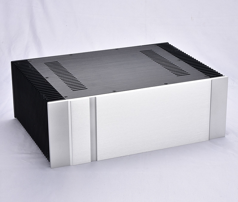 4312PASS Pure Rear Class A Full Aluminum Power Amplifier Chassis DIY Box power supply case with both side heatsink