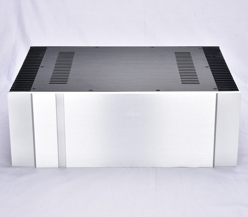 4312PASS Pure Rear Class A Full Aluminum Power Amplifier Chassis DIY Box power supply case with both side heatsink
