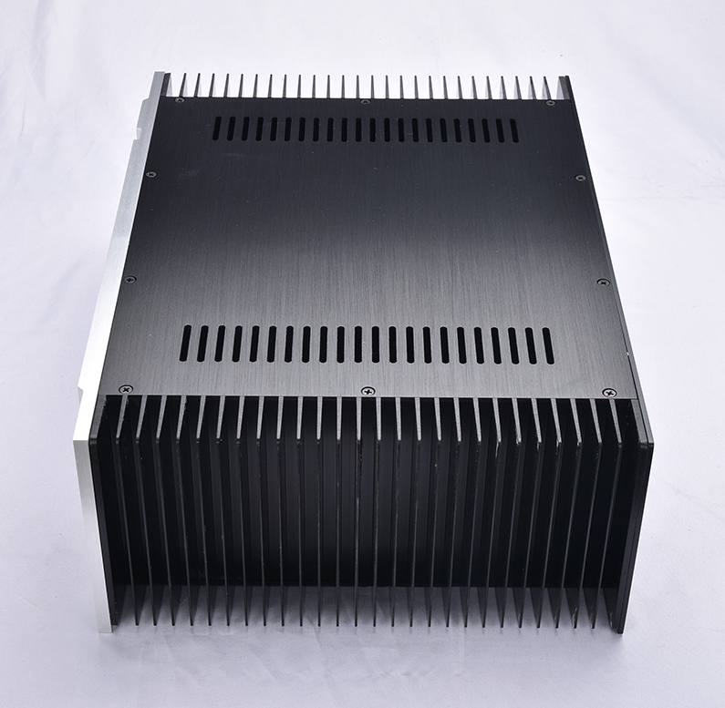 4312PASS Pure Rear Class A Full Aluminum Power Amplifier Chassis DIY Box power supply case with both side heatsink