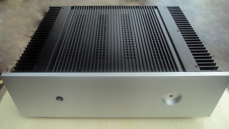 4313 Mark style classs A Full aluminum DIY chassis power amplifier case PSU box with heatsink