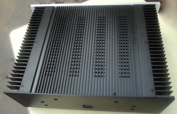 4313 Mark style classs A Full aluminum DIY chassis power amplifier case PSU box with heatsink