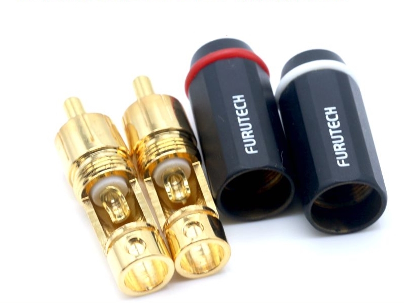 Original genuine FURUTECH FP-126 (G) gold-plated RCA signal plug