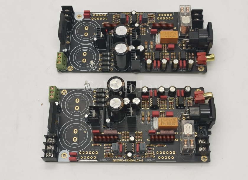 High power LM3886TF XRL full balance power amplifier board  DIY kit 120W +120W superior to BTL connection ES9028 ES9018