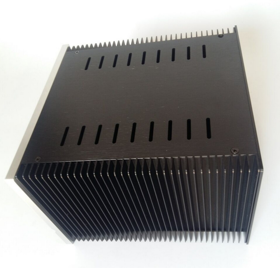 2518 Class A Full Aluminum Power Amplifier Chassis power supply case Similar PASS Style box