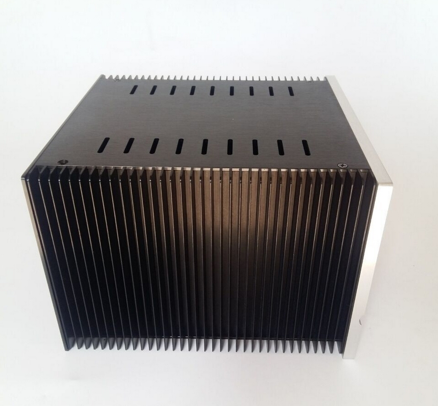 2518 Class A Full Aluminum Power Amplifier Chassis power supply case Similar PASS Style box