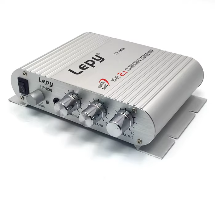 LP-838 Lepy Amplifier 2.1 Channel Small Amplifier High Fidelity Audio Amplifier LP-838 Audio