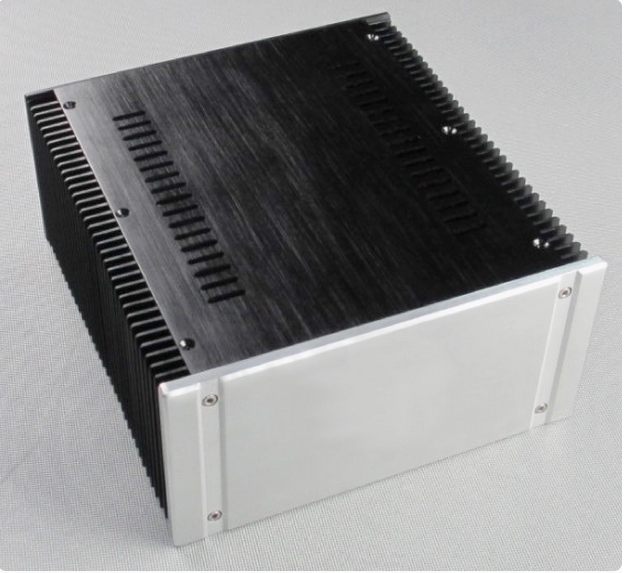 High quality full Aluminum power amplifier DIY Enclosure HIFI amp Chassis with volume knob 240*120*257mm