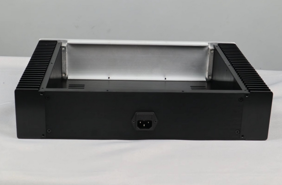 Full Aluminum HIFI power Amplifier Chassis Amp Enclosure / Pre-Amp install Case Box 430*90*308mm BZ4309