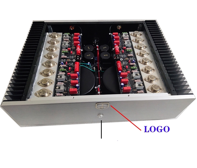 New Refer to well-known Music Fax A1000 circuit HIFI DIY class A 50W*2 stereo power amplifier