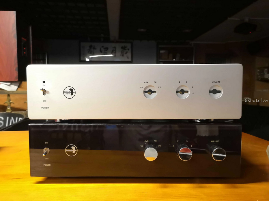 rogue99 preamplifier Iron aluminum bonding Tube Amplifier Chassis Audio Preamplifier audio amplifier DIY box  430x110x250 mm