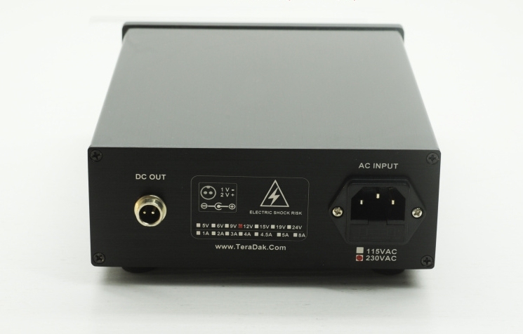 Teradak 70W HiFi Audiophile 12V4A Hard disk enclosure linear power supply