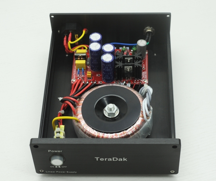 Teradak 70W HiFi Audiophile 12V4A Hard disk enclosure linear power supply