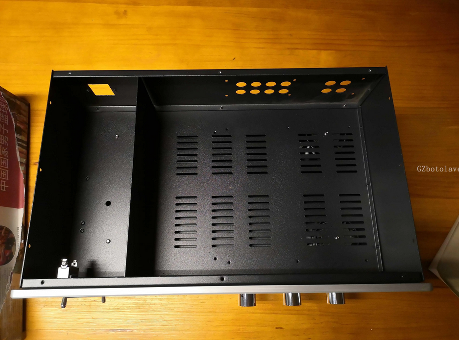 rogue99 preamplifier Iron aluminum bonding Tube Amplifier Chassis Audio Preamplifier audio amplifier DIY box  430x110x250 mm