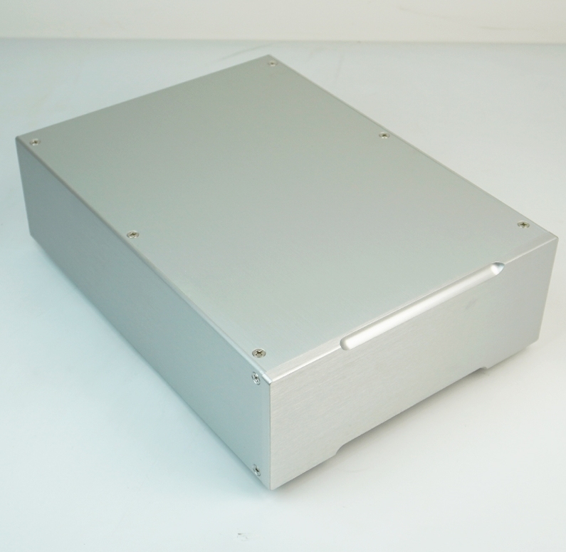 230 Type A silver Full Aluminum Power Amplifier Chassis DIY power supply case decoder box