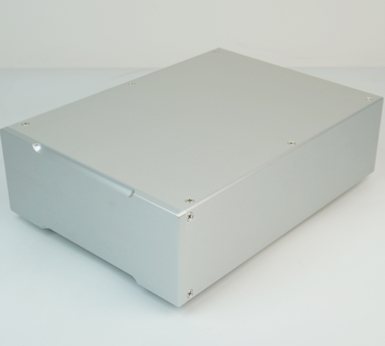 230 Type A silver Full Aluminum Power Amplifier Chassis DIY power supply case decoder box