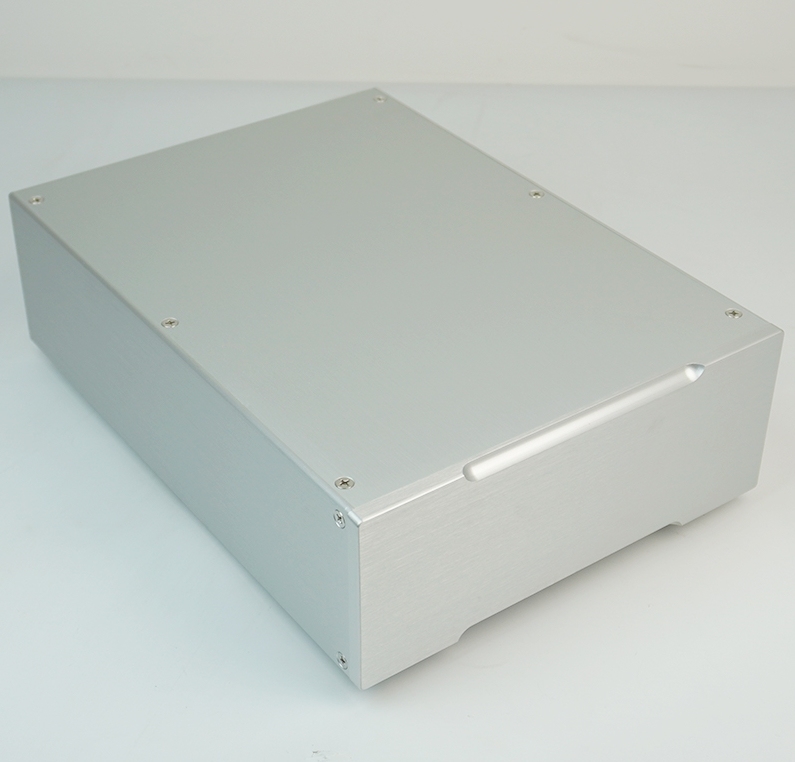 230 Type A silver Full Aluminum Power Amplifier Chassis DIY power supply case decoder box