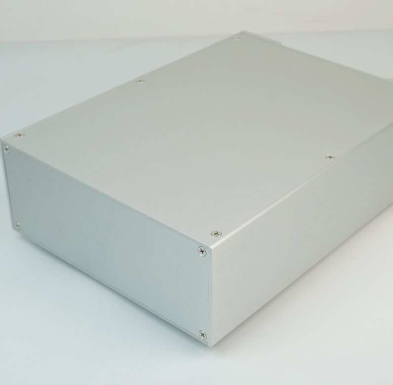 230 Type A silver Full Aluminum Power Amplifier Chassis DIY power supply case decoder box