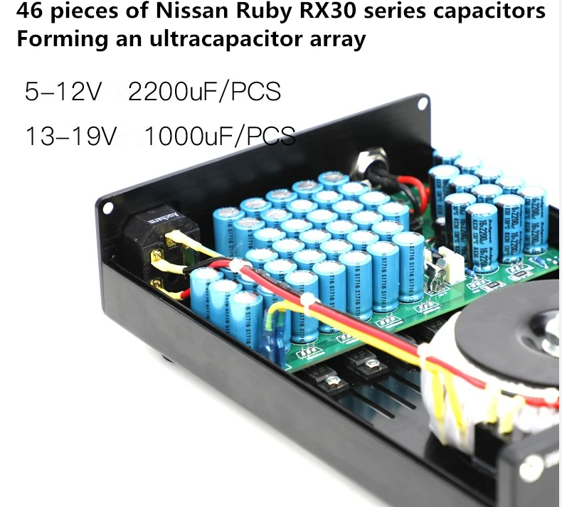 High-end Version linear power supply low internal resistance no noise high current DC5V-DC20V 4A for DC Audio upgrade