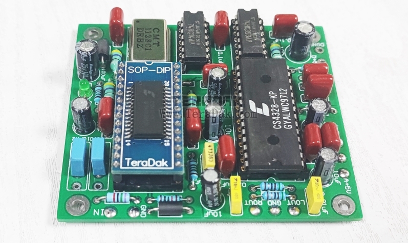 CS8412/DIR9001+CS4328 Decoding board