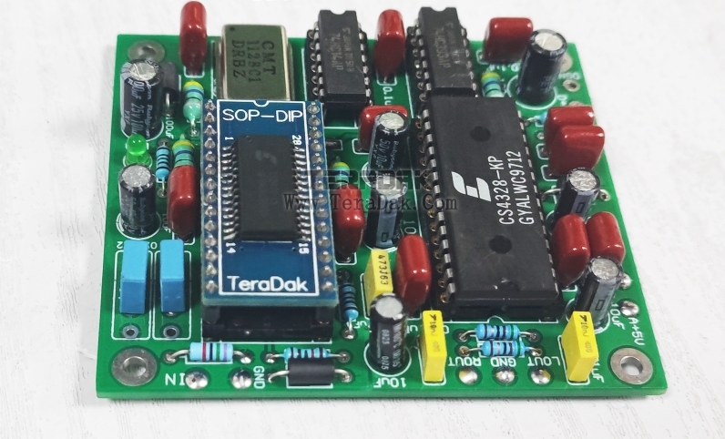 CS8412/DIR9001+CS4328 Decoding board
