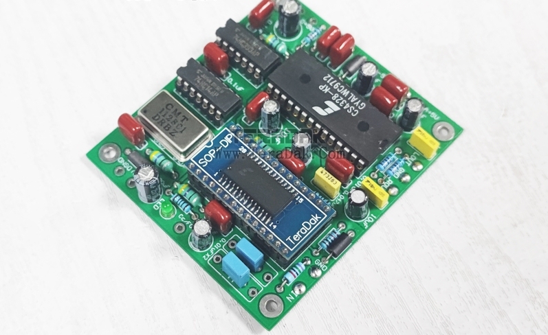 CS8412/DIR9001+CS4328 Decoding board