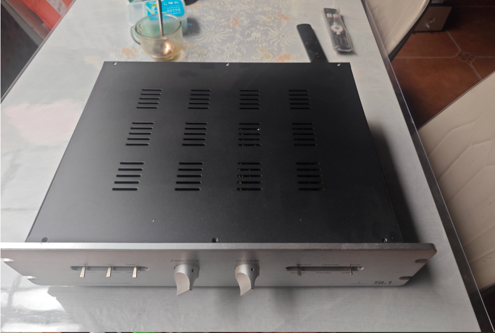 SL1 tube preamplifier hifi diy chassis Aluminium panel + iron body case