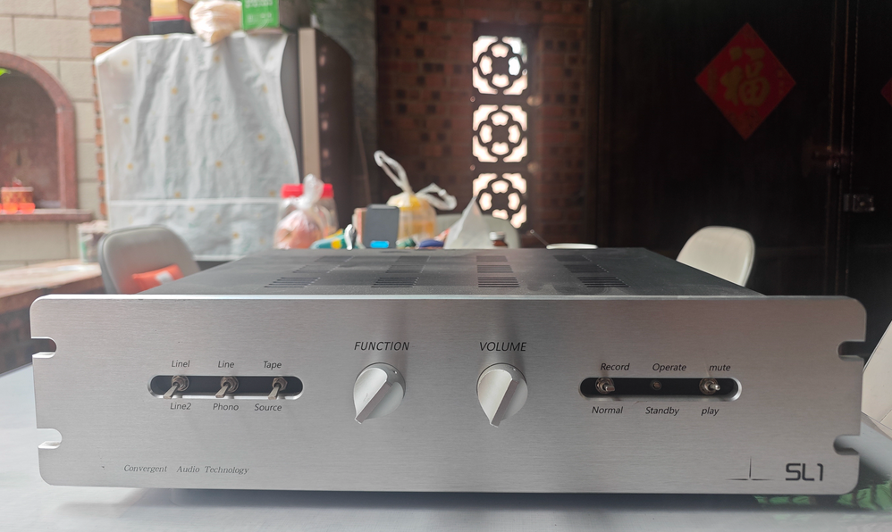 SL1 tube preamplifier hifi diy chassis Aluminium panel + iron body case