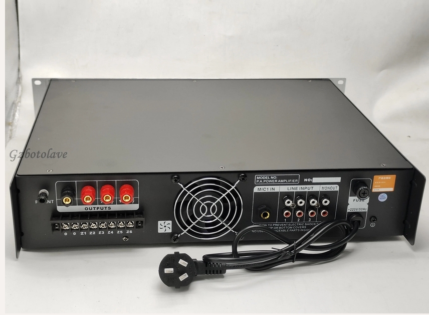 High Power Bluetooth 150W constant voltage power amplifier computer campus public address system five zone power amplifier