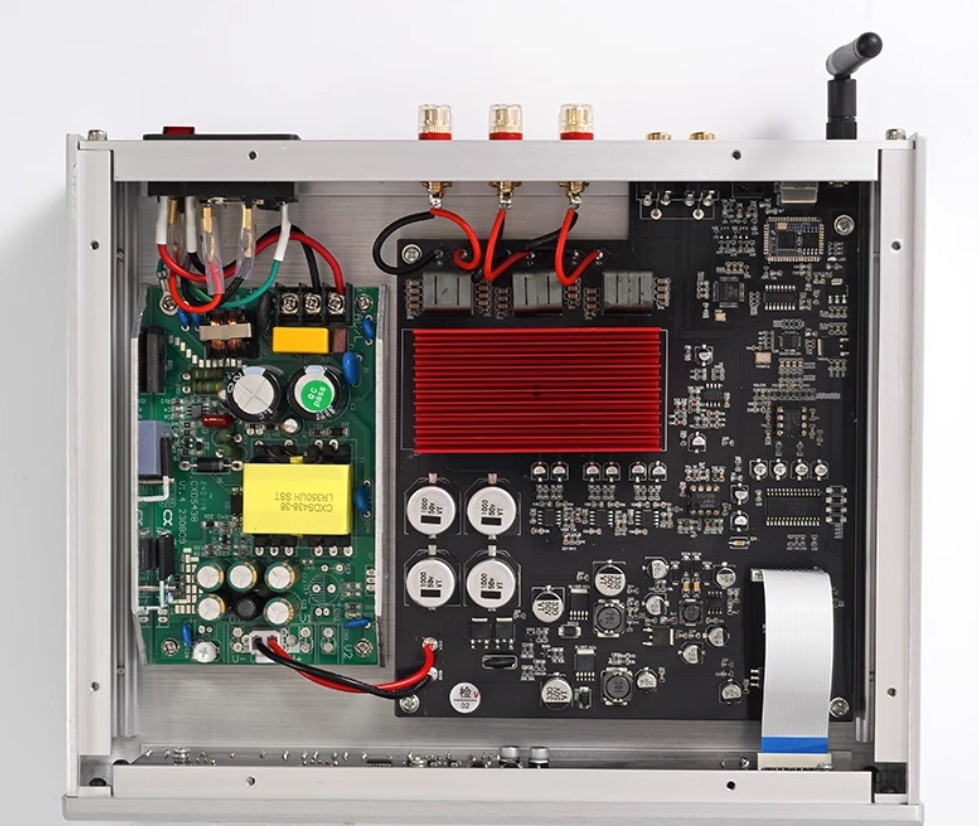 New X21 remote control Digital Power Amplifier TPA3255 Hifi Amplifier 600W 2.1 Channel Bluetooth 5.1 DSP USB Decoding Home speaker Amp Audio