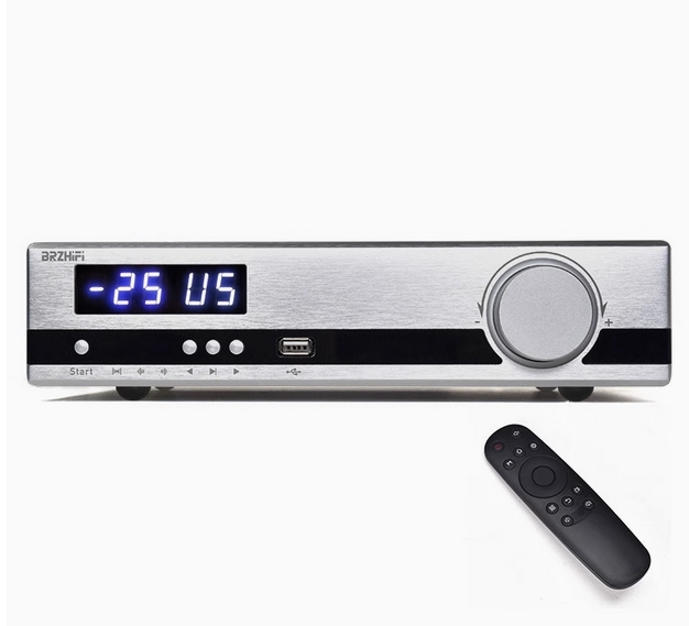 New X21 remote control Digital Power Amplifier TPA3255 Hifi Amplifier 600W 2.1 Channel Bluetooth 5.1 DSP USB Decoding Home speaker Amp Audio