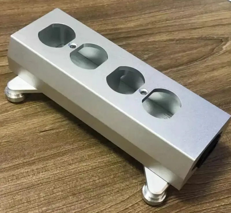 US standard 4-bit EU plug 2 bit power box housing kit with tripod power housing power supply Aluminum Enclosure for power amplifier