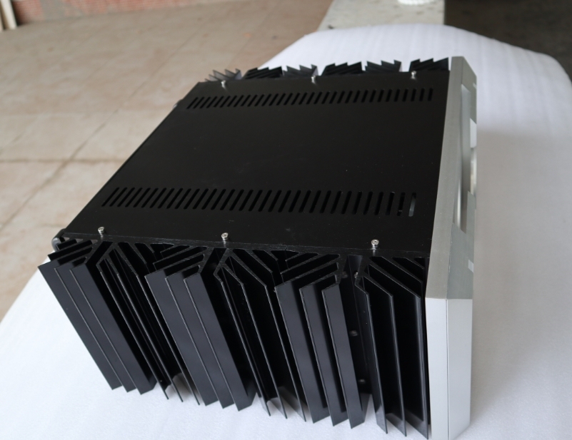PASS160.5（Expanded version）Big Aluminum Chassis Class A Power Amplifier Enclosure DIY Case Hi-End Box with heatsink