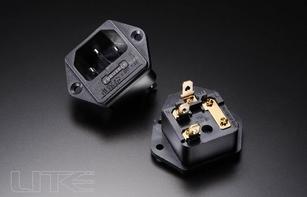 Japan FURUTECH FI-03 (G) Gold plated power socket (with fuse holder)