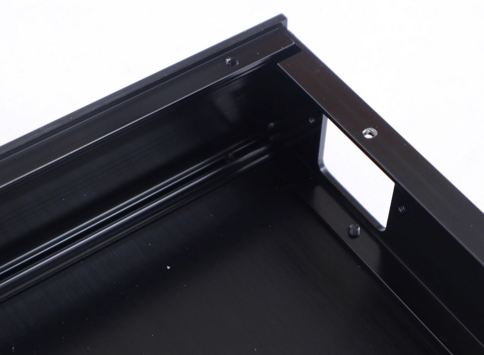 Full aluminum 19 inch 1U standard chassis rack type 1U plug-in amplifier box processing custom chassis industrial control project chassis