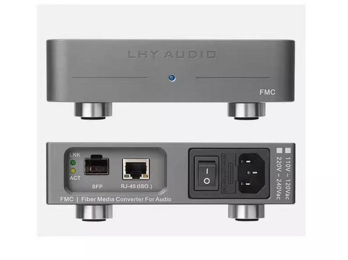 LHY FMC Audio HIFI Fever Ethernet Purifier Fiber Optic Transceiver OCXO Constant Temperature Crystal Oscillator