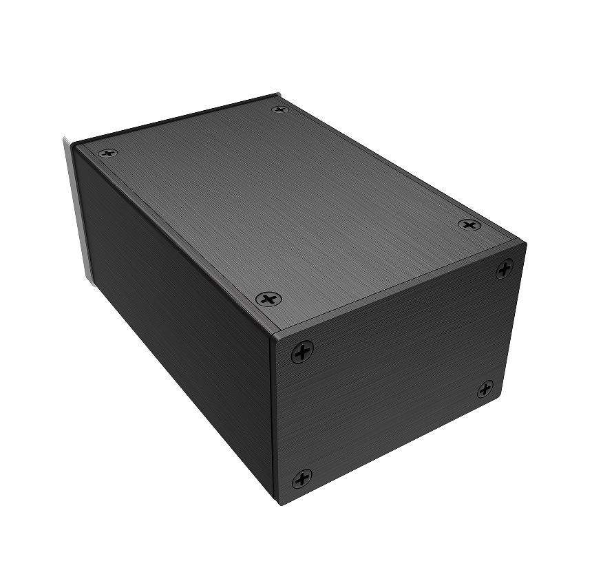 0609 All Aluminum Mini Amplifier DIY Chassis LM1875 Stereo Audio Power Amp Case PSU Enclosure