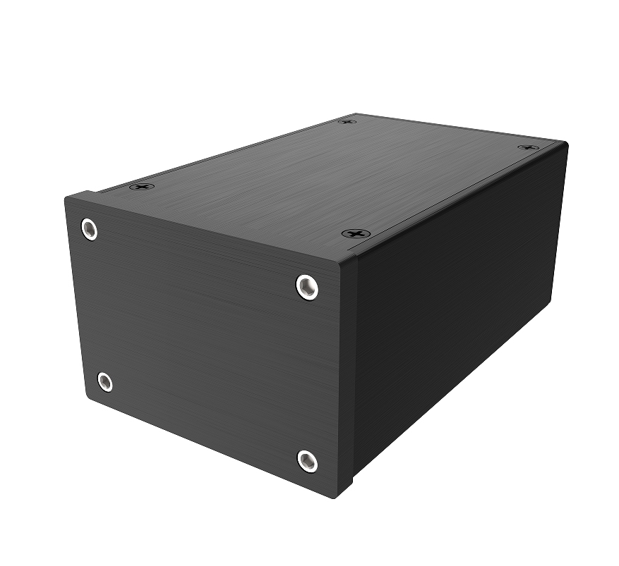 0609 All Aluminum Mini Amplifier DIY Chassis LM1875 Stereo Audio Power Amp Case PSU Enclosure
