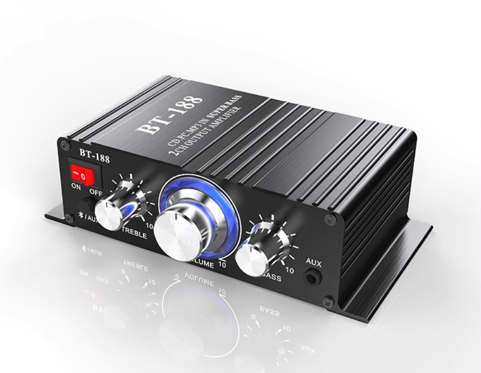 LEPY BT188 Bluetooth 5.0 mini Digital power amplifier 30W+30W stereo Desktop audio amp