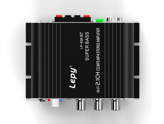 LEPY 838BT 2.1 channel Bluetooth 5.0 mini 15W*2 amplifier Small amp with heavy bass interface