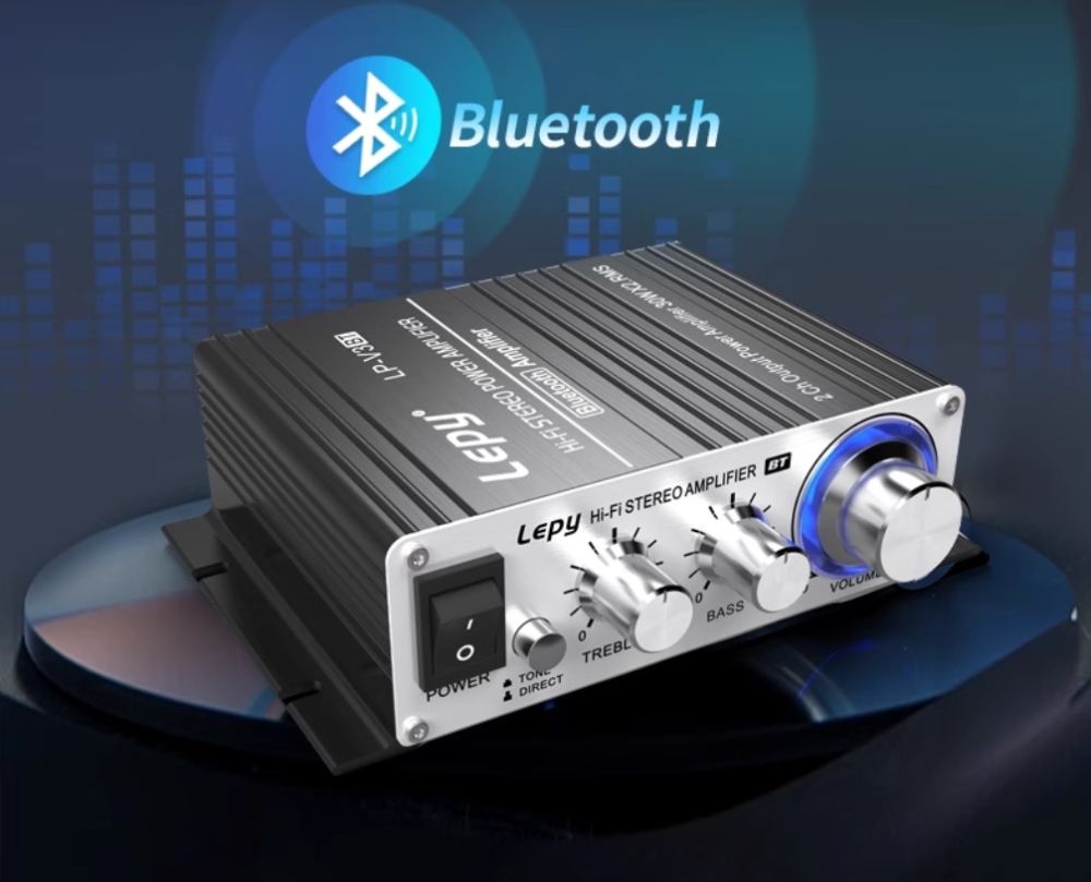 LEPY LP-V3BT Bluetooth 5.0 class AB Stereo Small Amplifier 20W*2 Analog audio amp
