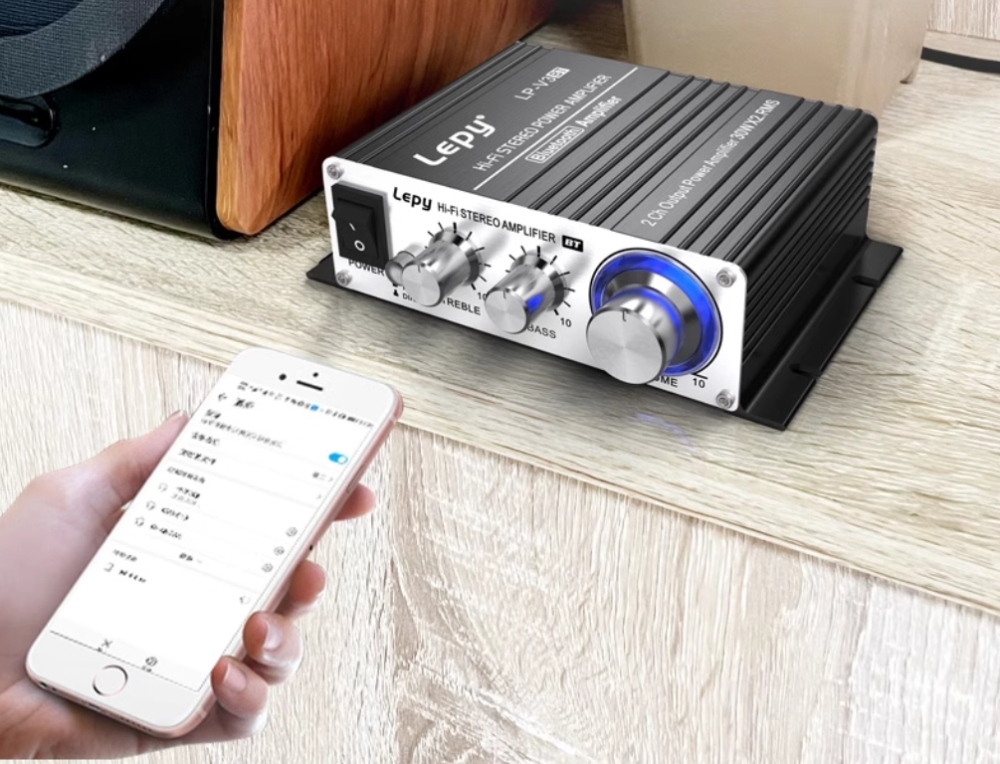 LEPY LP-V3BT Bluetooth 5.0 class AB Stereo Small Amplifier 20W*2 Analog audio amp