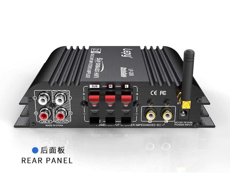 LEPY 288 Bluetooth 5.0 mini 50W*2 amplifier Lossless music playback subwoofer amplifier Suitable for C2, C3, C3X4